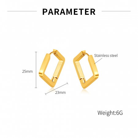 Cercei inox geometrici  [12]
