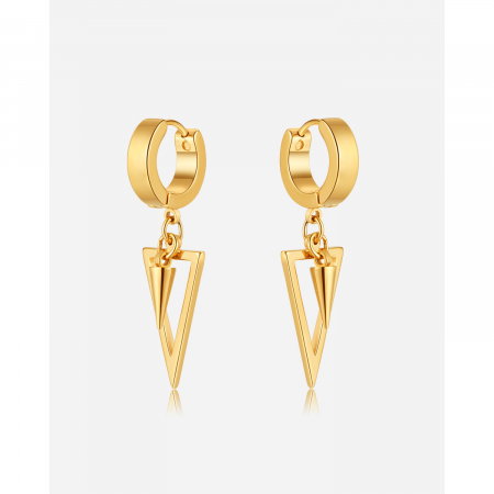 Cercei inox geometrici [3]