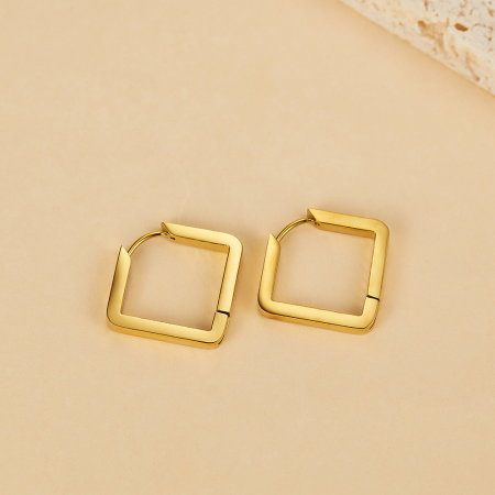 Cercei inox geometrici  [1]