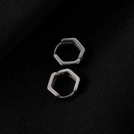 Cercei inox geometrici [4]