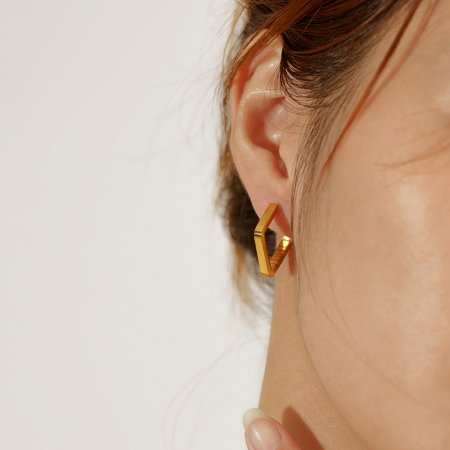 Cercei inox geometrici  [14]