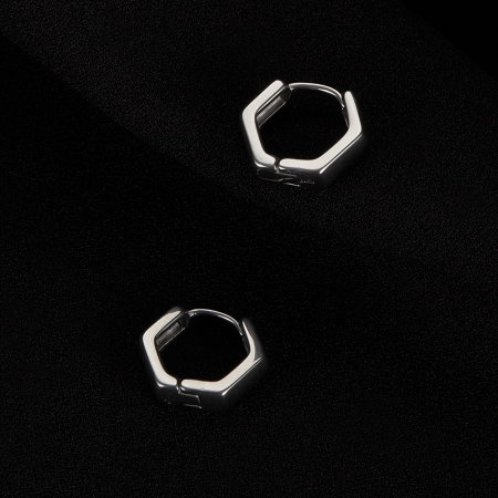 Cercei inox geometrici [1]