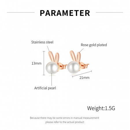 Cercei inox iepuras [5]