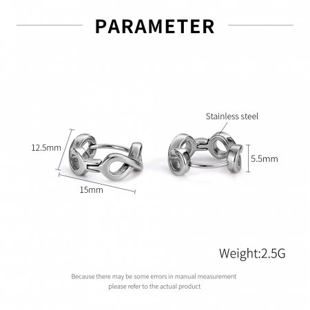 Cercei inox Infinity [12]