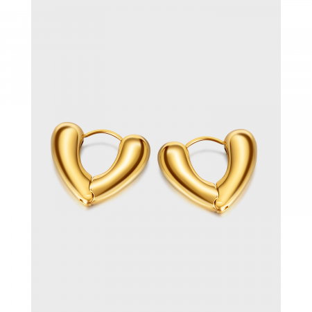 Cercei inox inimioare [7]