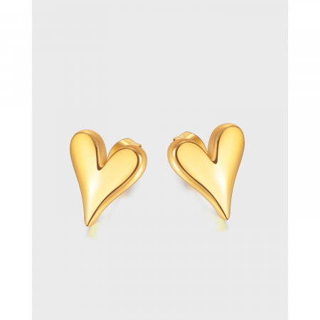 Cercei inox inimioare [6]