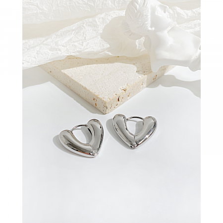 Cercei inox inimioare [1]