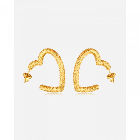 Cercei inox inimioare  [7]