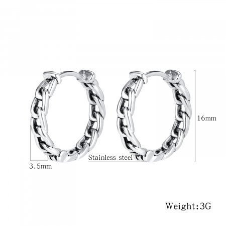 Cercei inox lant [6]