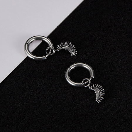 Cercei inox Luna [4]