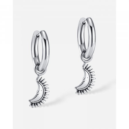 Cercei inox Luna [7]