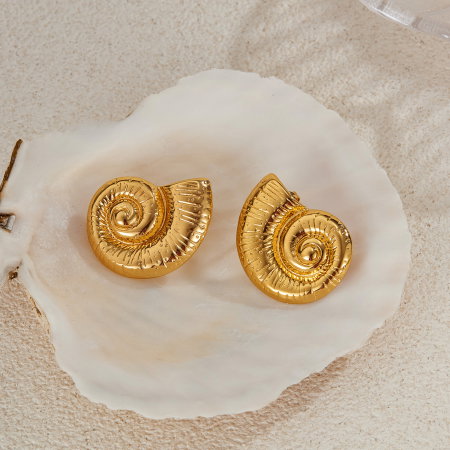 Cercei inox melc de mare [8]