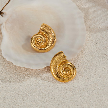 Cercei inox melc de mare [13]