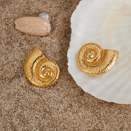 Cercei inox melc de mare [2]