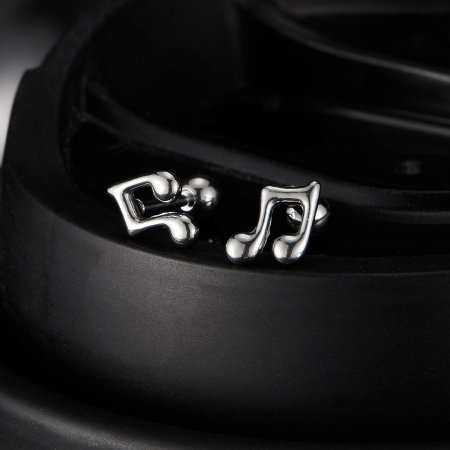 Cercei inox note muzicale [8]