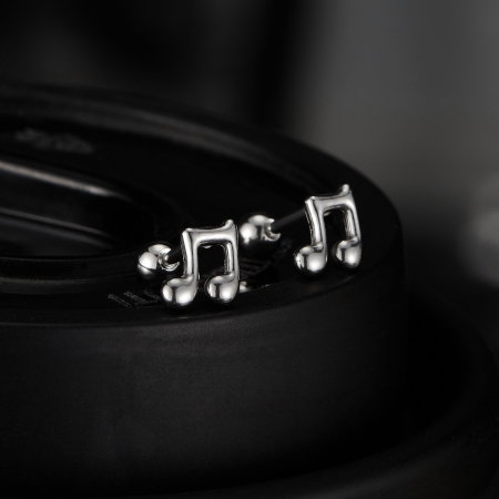 Cercei inox note muzicale [9]