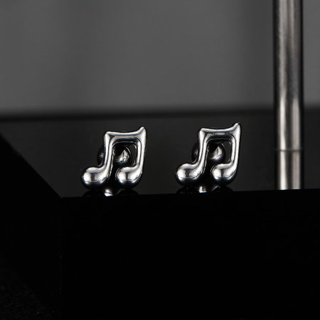 Cercei inox note muzicale [11]