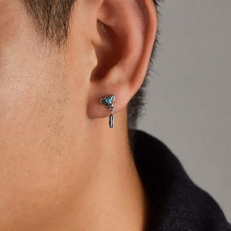 Cercei inox pana de vultur amerindian [14]