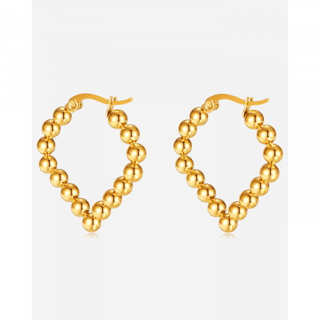 Cercei inox picatura cu bilute [4]