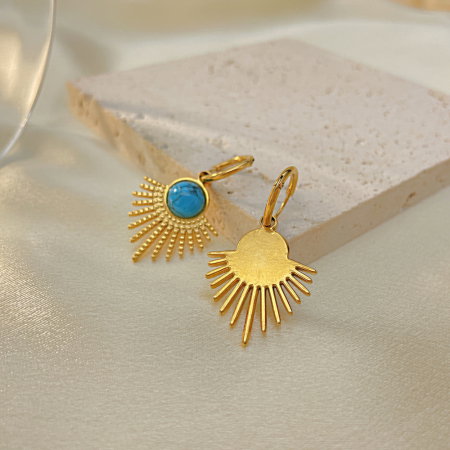 Cercei inox planeta albastra [6]