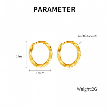 Cercei inox rotunzi [7]