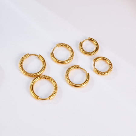 Cercei inox rotunzi 18 mm [6]