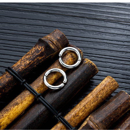 Cercei inox rotunzi 18 mm [6]