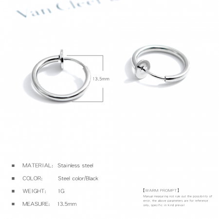 Cercei inox rotunzi [4]