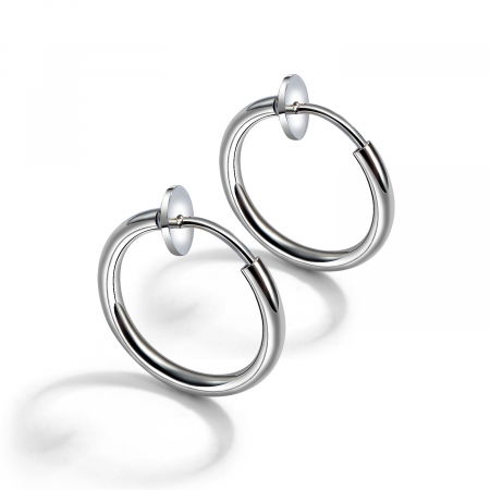 Cercei inox rotunzi