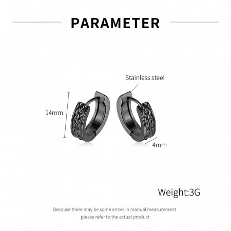 Cercei inox rotunzi [3]