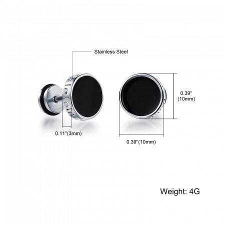 Cercei inox rotunzi [2]