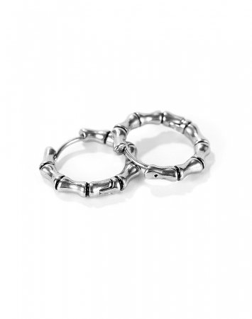 Cercei inox rotunzi Hip Hop [12]