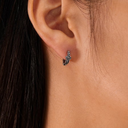 Cercei inox sabie [11]