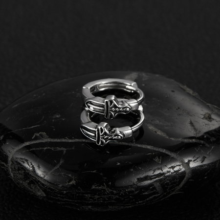 Cercei inox sabie [2]