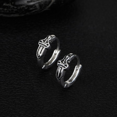 Cercei inox sabie [6]