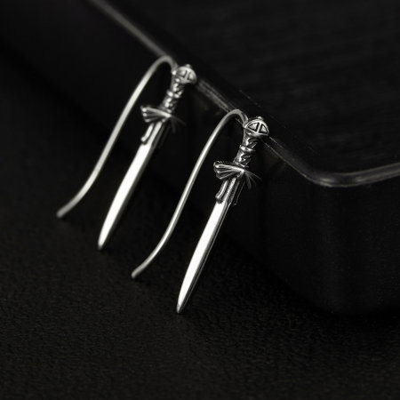 Cercei inox sabie [8]