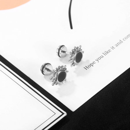 Cercei inox soare [5]