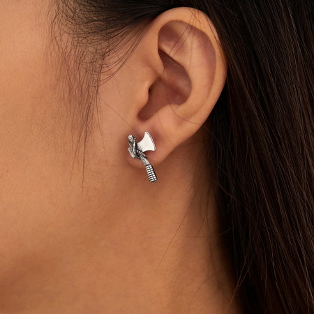 Cercei inox topor [5]