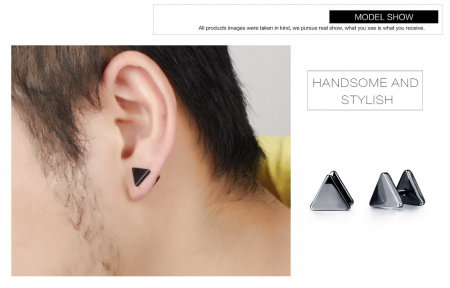 Cercei inox triunghiulari [4]