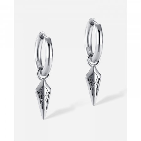 Cercei inox varf de sageata [7]