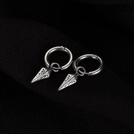 Cercei inox varf de sageata [2]