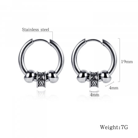 Cercei rotunzi otel inox [2]