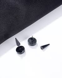 Cercei rotunzi din inox cu zirconii [5]