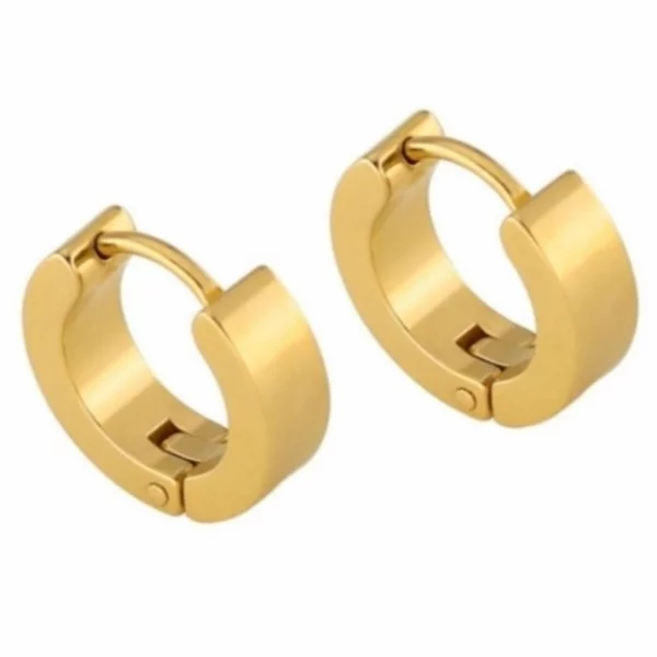 Cercei rotunzi simpli din otel inox [2]