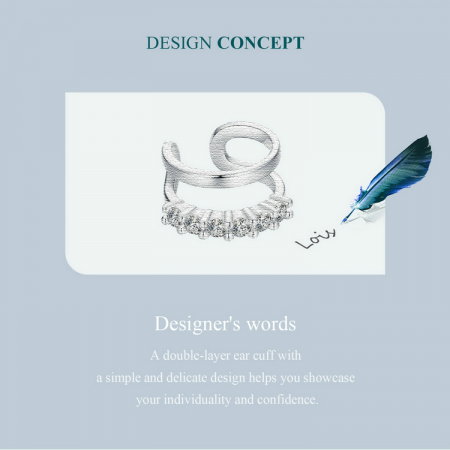 Cercel argint clip [12]