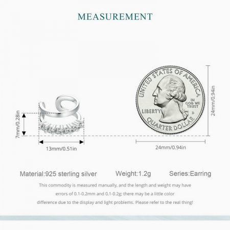 Cercel argint clip [10]