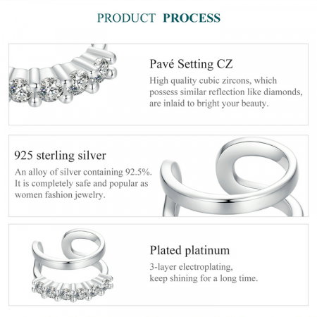 Cercel argint clip [8]