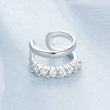 Cercel argint clip [2]