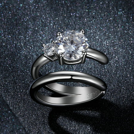 Cercel argint cu Moissanit [2]