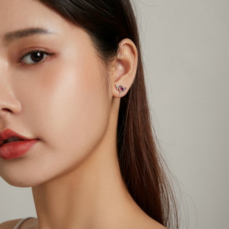 Cercel argint aripile dragostei [3]